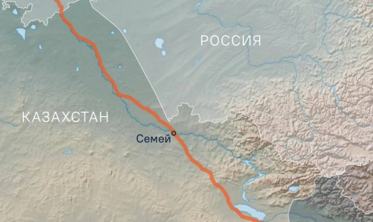 В Казахстане открылся участок автодороги, который соединит Россию и Китай