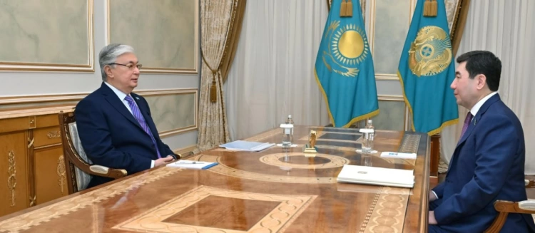 Президент  принял председателя Мажилиса Ерлана Кошанова