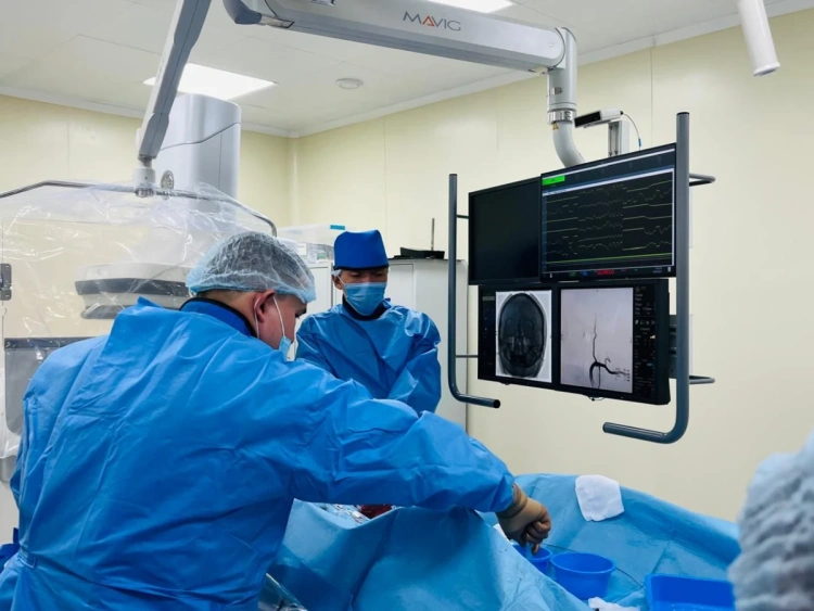 Ордабасыда 75 жастағы науқастың өмірін сақтап қалды