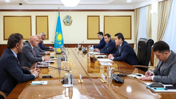 Запуск новых производств в Казахстане обсудил Алихан Смаилов с главой Yildirim Holding