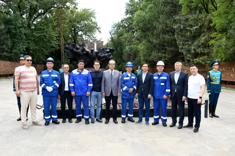АО «QAZAQGAZ AIMAQ» подвел природный газ к Вечному огню в Парке имени 28 гвардейцев-панфиловцев