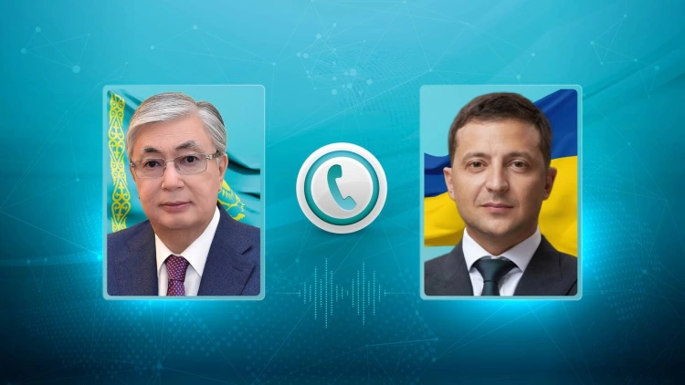 Зеленский поблагодарил Токаева за оказанную Украине гумпомощь