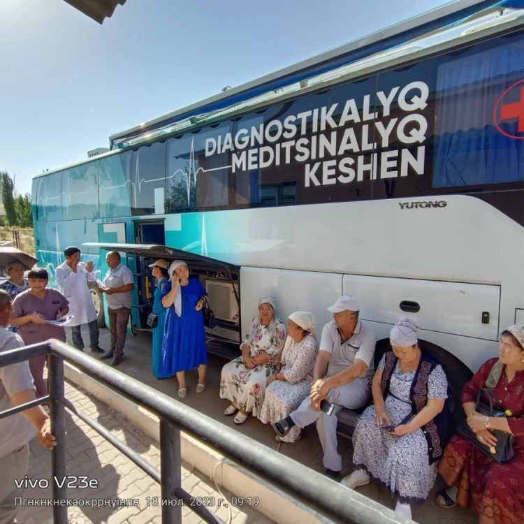 Жылжымалы медициналық кешен ауылдарға шықты