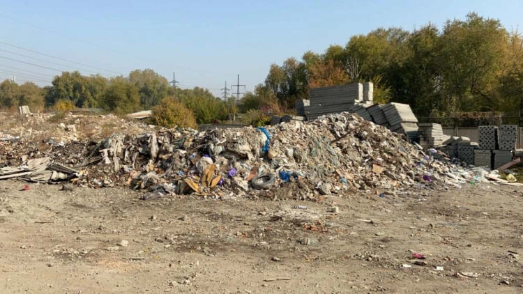 Две крупные свалки на территории промышленных объектов выявлены в Алматы