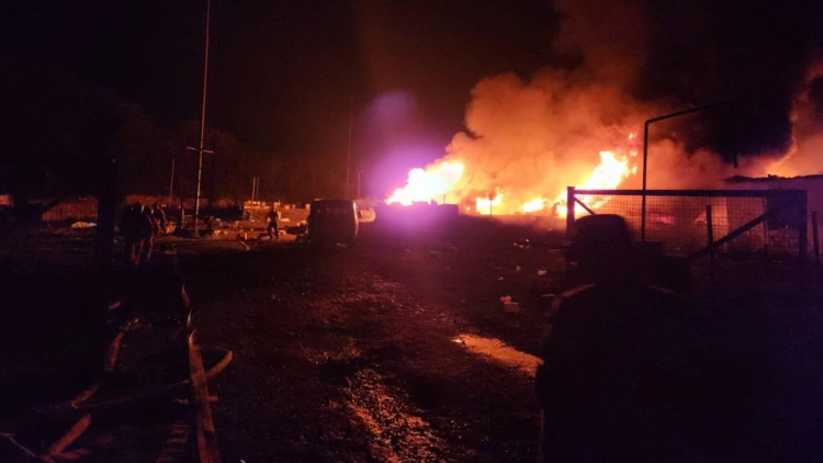 Около 300 человек пострадало при взрыве на АЗС в Нагорном Карабахе