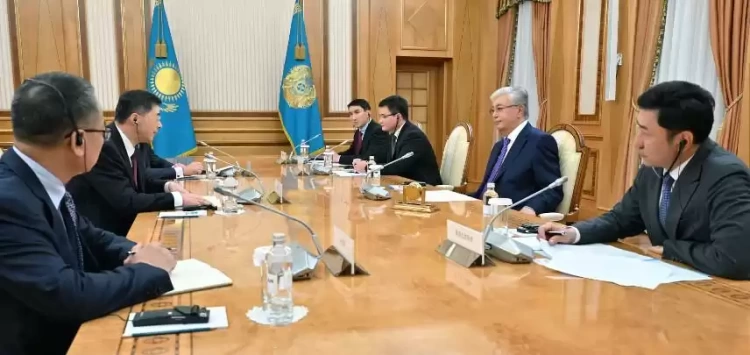 Президент Токаев принял президента корпорации SINOPEC