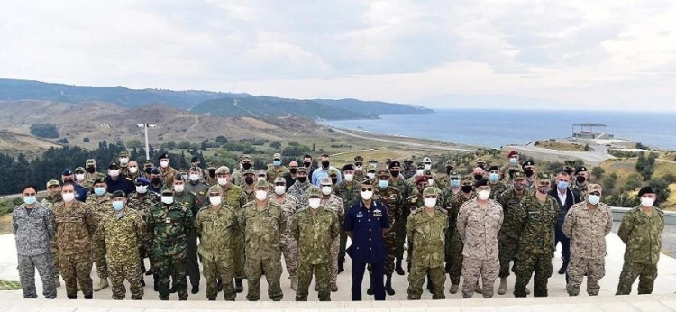 Казахстанские военнослужащие участвуют в военном учении в Турции