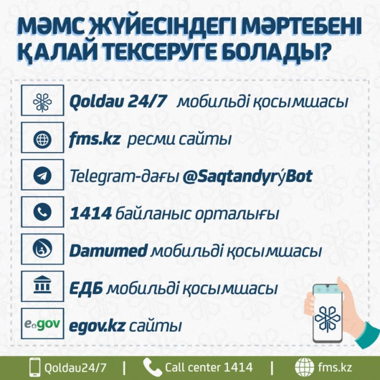 МӘМС жүйесіндегі мәртебе мен төлемдерді енді банк қосымшаларында тексеруге болады