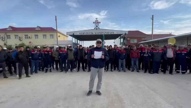В минэнерго не смогли прокомментировать забастовку нефтяников в Жанаозене