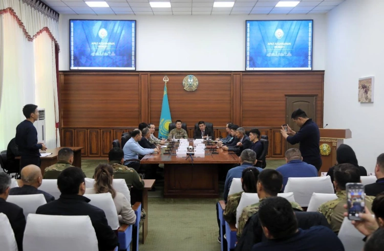 В Кызылординской области стартовали командно-штабные учения «Қыс-2025»