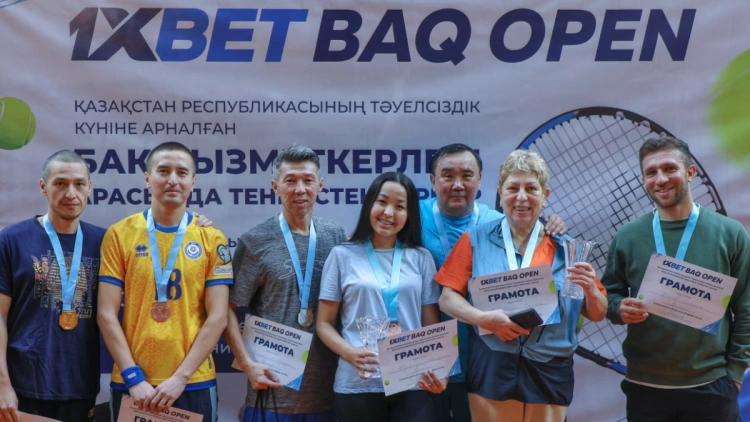 Зимний турнир по теннису среди работников СМИ прошел в Астане