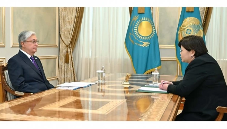 Токаев принял председателя Конституционного суда Азимову