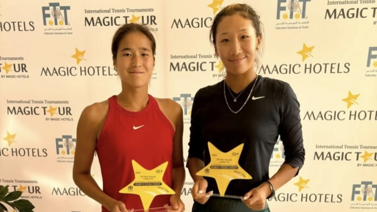 Казахстанка выиграла парный разряд турнира серии ITF W25
