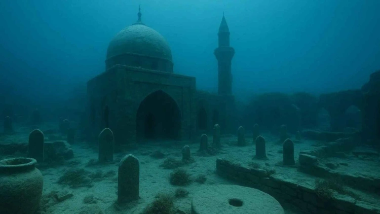 Под водой Иссык-Куля нашли следы средневекового города