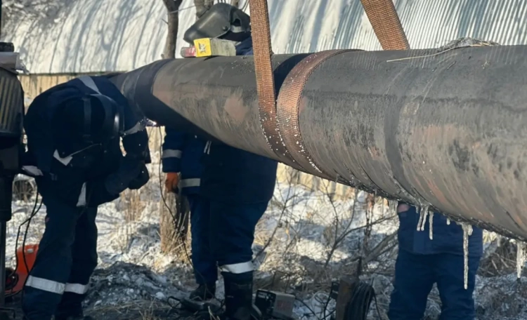 Пострадавшим от разрыва газопровода жамбылским селам подключили газ