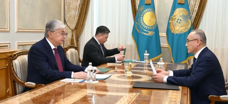 Президент Касым-Жомарт Токаев принял председателя Нацбанка Галымжана Пирматова
