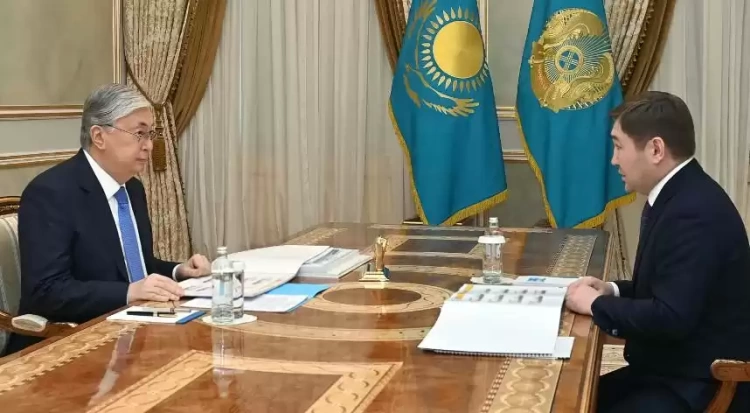 Президент принял акима Шымкента Мурата Айтенова