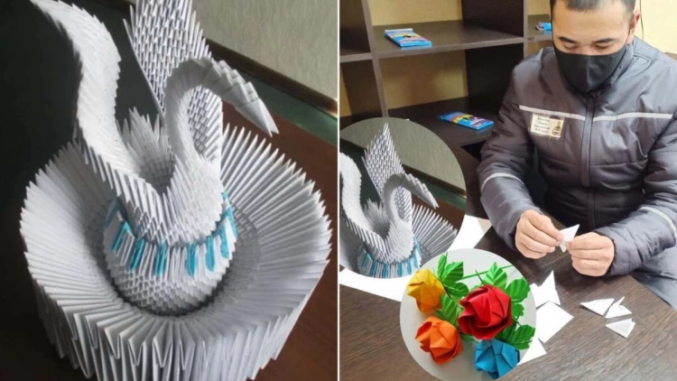 Технику оригами применяют психологи в работе с осужденными в Павлодаре