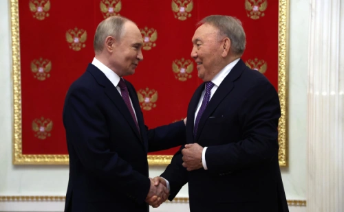 Назарбаев и Путин встретились в Кремле