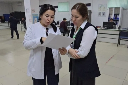 Ашық есік күнінде тұрғындар тегін тексеруден өтті