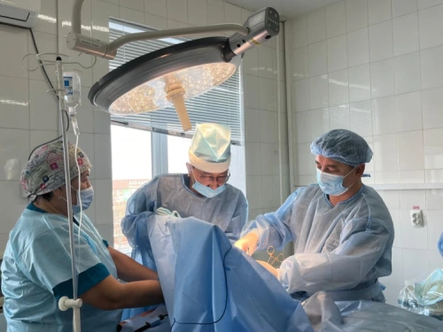 Ордабасы аудандық ауруханасында тағы бір күрделі операция сәтті өтті