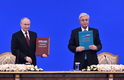 Токаев и Путин подписали ряд документов