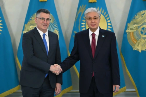 Токаев принял министра иностранных дел Израиля