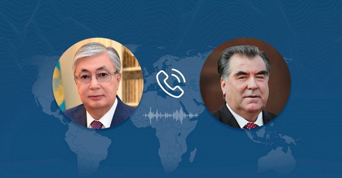 Токаев поговорил по телефону с президентом Таджикистана Рахмоном