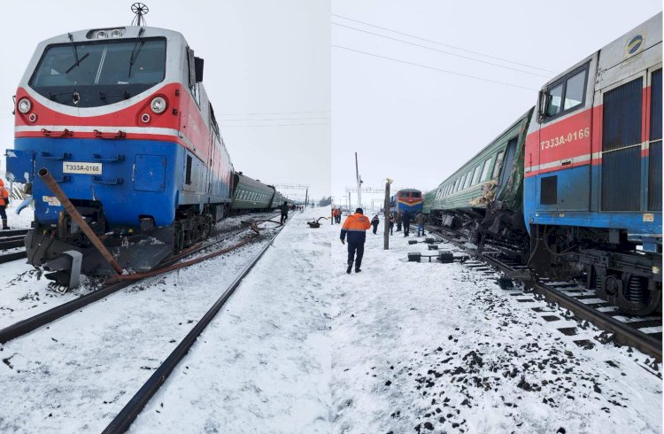 Сошел с рельсов пассажирский поезд в Актюбинской области