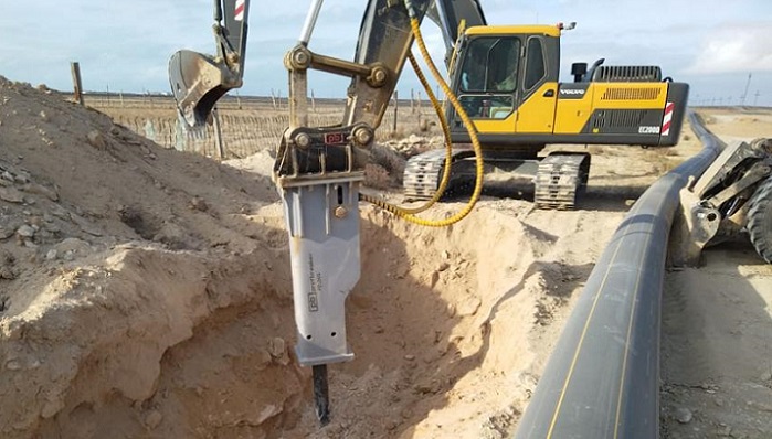 Завершенно строительство нового газопровода близ Актау