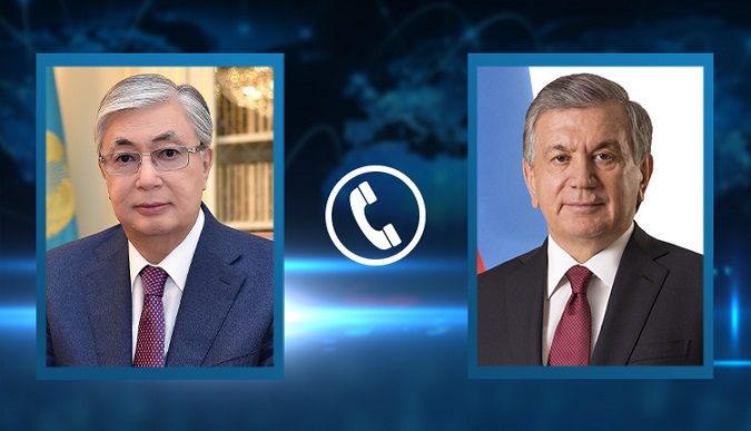 Президент Токаев провел телефонный разговор с президентом Узбекистана Мирзиёевым